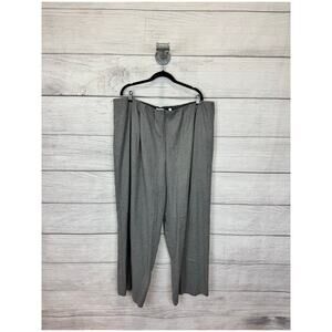 Vince Women's Plus Size Gray Pull On Wool Blend Pants Size XXXL